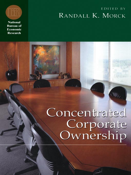 Title details for Concentrated Corporate Ownership by Randall K. Morck - Available